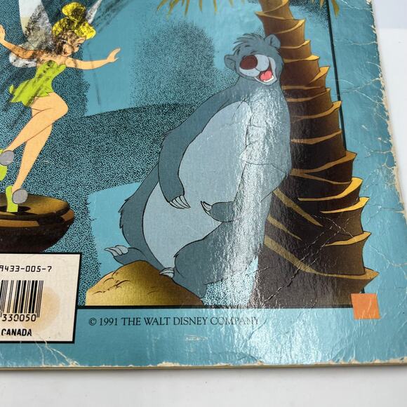 The Walt Disney Treasure Chest 1991 2 Oversized Books Jungle Book Bambi - Picture 11 of 14